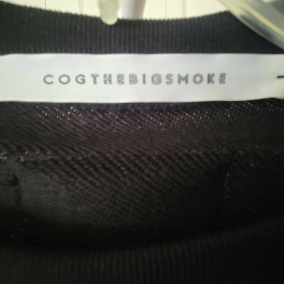 COGTHEBIGSMOKE Women COG Brooklyn Sweatshirt Black One Size - Picture 6 of 9